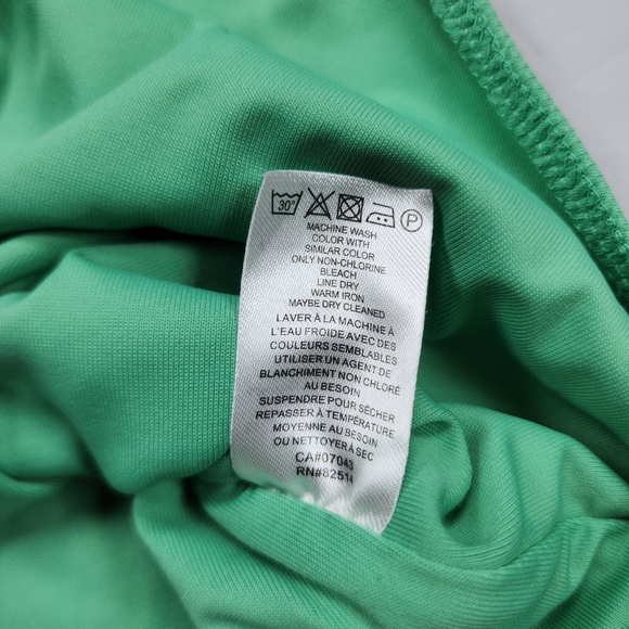 House of Harlow 1960 Green Ribbed Sleeveless Bodysuit Size Small - Picture 13 of 15